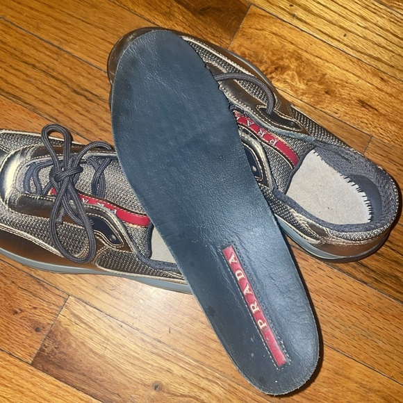 Prada gold sneakers - Picture 14 of 17